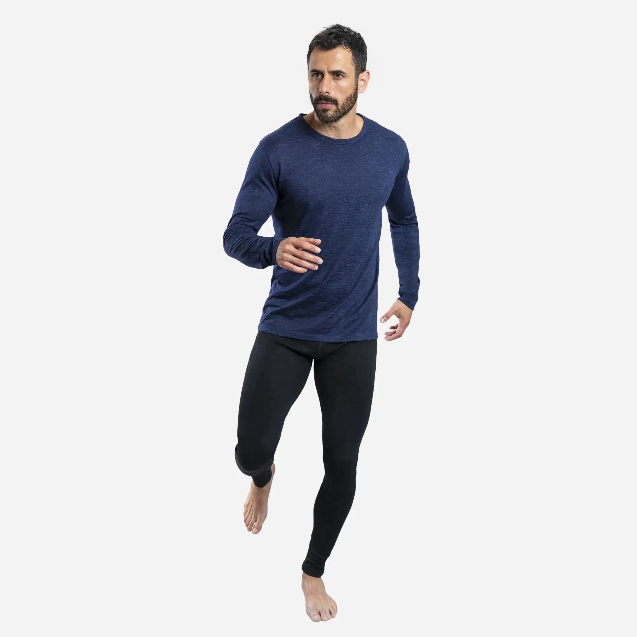 Cozy Up: Alpaca Wool Leggings for Men - 420 Midweight Comfort, Seriously Soft.